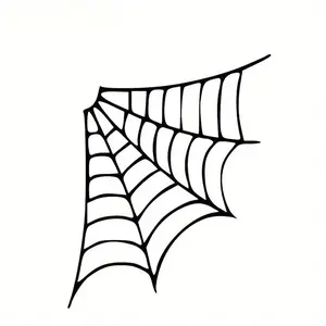 1PC Commute Dark Personalized Decor Sticker (for car interior) For car interior/commute bags/notebooks "Dark Spider Web" line elements, add personalized dark vibe to commute Decor sticker + commute car dark decor goods
