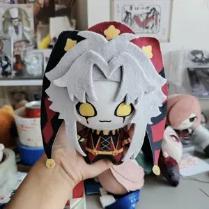 Adorable 20cm Pierrot Nunu Plush Doll Game Anime Freak Circus Soft Cotton Kid Gift