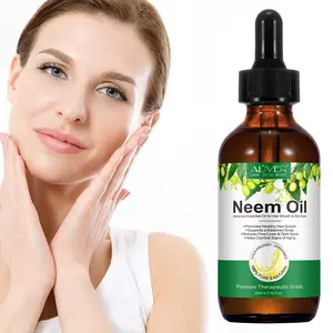 Aliver Neem Oil 60ML, Multi-Purpose Care Oil, Rich in Plant Nutrients, Lightweight Absorption, Ideal for Skin, Hair, Body, Natural Fragrance