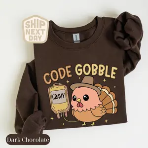 Thanksgiving Nurse Shirt, Funny RN Cna Medical Team Tee, Cute ER ED Nurse Thanksgiving Shirt, Turkey Nurse Crew Shirt, Code Gobble Shirt