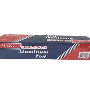 Heavy Duty Aluminum Foil Roll 18" x 500 FT Food Safe Foil Wrap for Cooking Grilling & Catering Ideal for Versatile Use