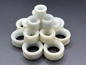 Jadeite Tunnel Plugs Natural Stone Pair