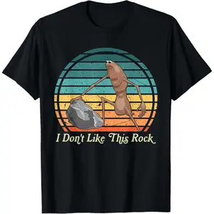 Retro Marcus The Worm I Don't Like This Rock T-Shirt,Unisex