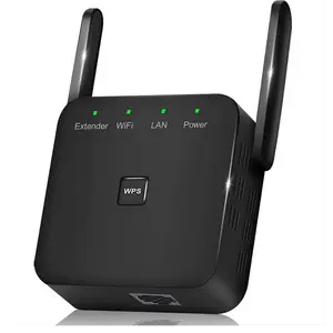 2026 Fastest WiFi Extender Signal Booster Covers 10000 Sq.ft and 80 Devices | 2.4GHz High Speed WiFi Repeater with Ethernet Port - Eliminate Dead Zones with Wireless Internet Booster for Home