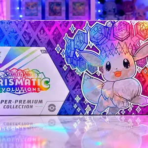 PRISMATIC EVOLUTIONS  SUPER-PREMIUM COLLECTION  FACTORY SEALED   SHIPS FAST