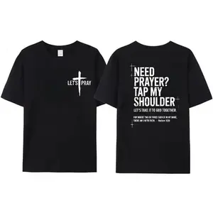 Need Prayer T-shirt- Tap My Shoulder Let’s Pray Christian Faith shirt, Bible Verse Matthew 18:20, Religious Inspirational Fall Winter Outfit Womenswear