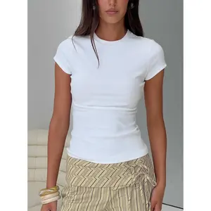 Baseline Longline Rib Top White