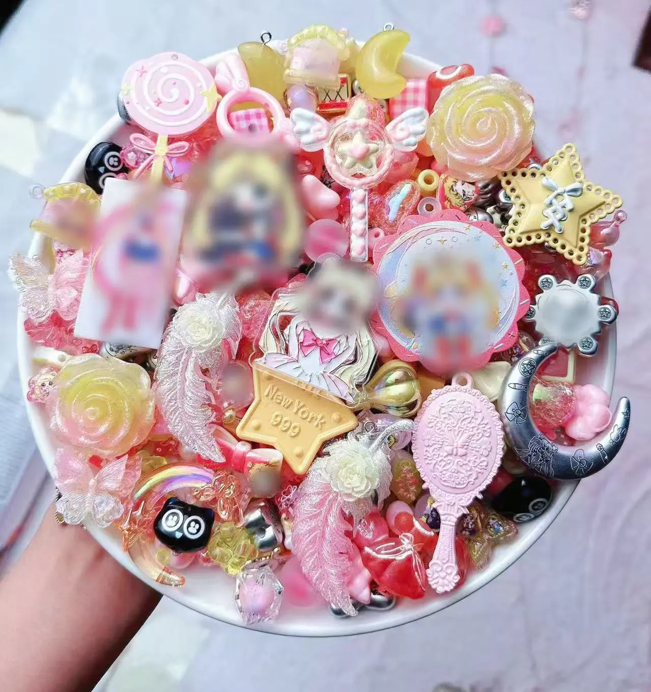 Mixed Acrylic Beads for DIY Pens/ Phone Chains