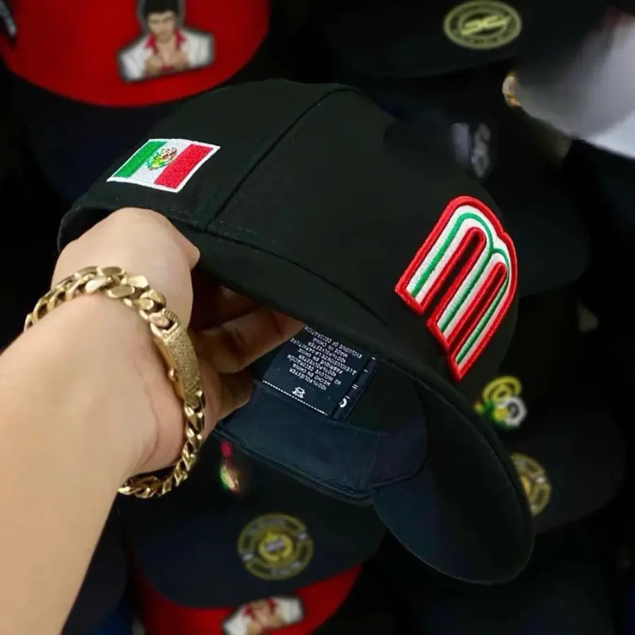 Heritage M Snapback Cap – Bold 3D Embroidered Design, Adjustable Flat Brim Streetwear Hat for Men & Women