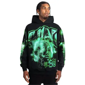 GUAPI OBSIDIAN SLIME PULLOVER HOODIE