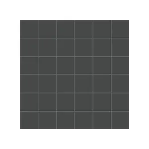2 X 2 In Soho Retro Black Matte Glazed Porcelain Mosaic