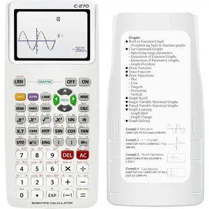 Scientific Calculator with Graph Functions for College and High School Students, Engineering,  Mathematics, Calculus, Algebra, Geometery, Trigonometry, Statistics, Physics, Chemistry, White