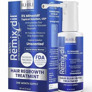 Minoxidil for Men  5% Minoxidil Hair Regrowth Treatment  Unscented, Clinically Proven for Thinning Hair Regrowth & Follicle Reactivation  Hair Loss Treatments For Men- 60 ml