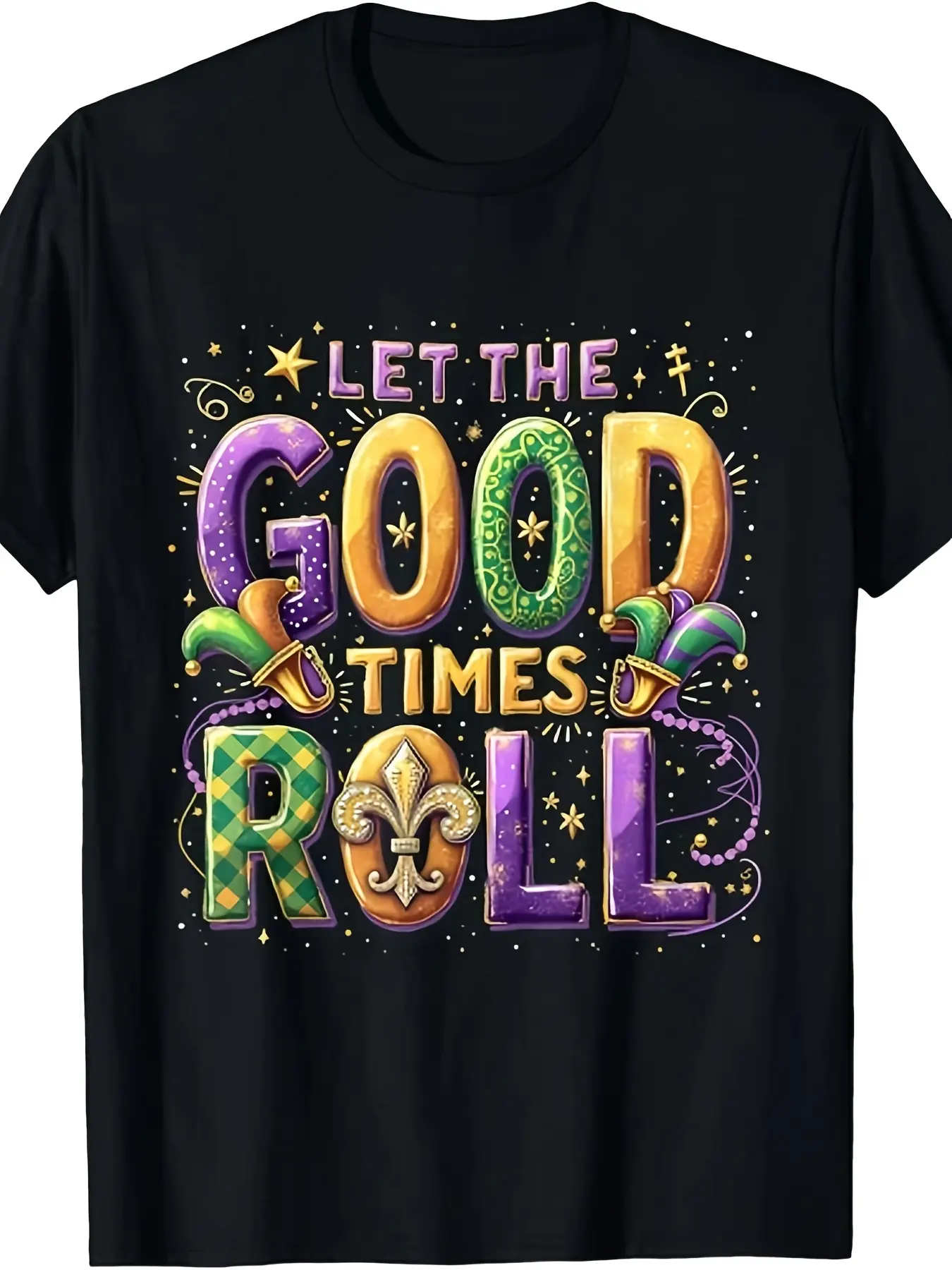 Enjoy The Festivities Mardi Gras Celebration Enthu unisex soft cotton short sleeve t shirt, vintage graphic casual tee for men women teens, perfect birthday holiday gift for camping travel gym daily street  wear