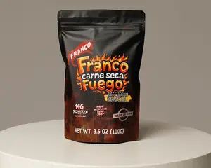 Fuego Franco Carne Seca,  Beef Jerky spicy savory low fat snack