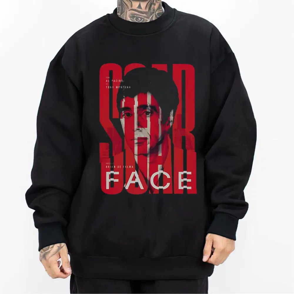 Scarface Chicano Art Gangster Hoodie Unisex Casual Comfortable Halloween Tops, Chicanoas Clothing for Men and Women