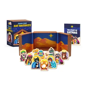 Teeny-Tiny Cat Nativity by RP Minis [Novelty Gift]