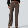 【Creator’s Pick】Halara Flex Asymmetric Low Rise Straight Leg Casual Jeans with Pockets