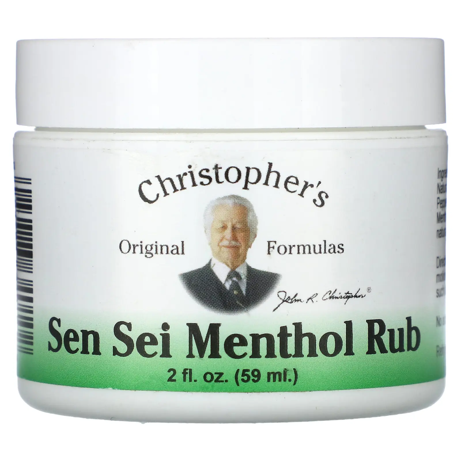 Christopher's Original Formulas Sen Sei Menthol Rub, 2 fl oz (59 ml)