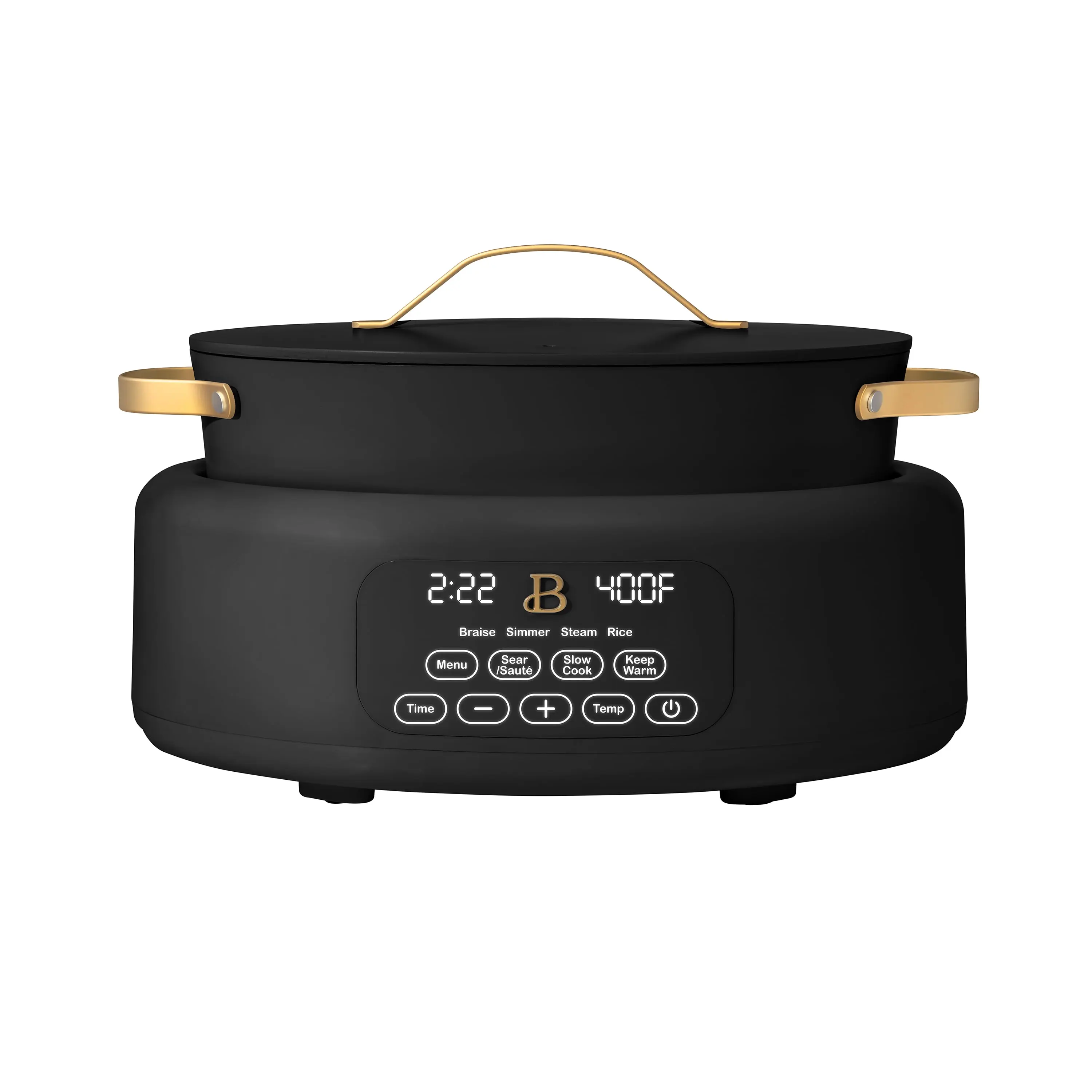 Beautiful 10 in 1, 6 Qt Electric Multi-Cooker, Black Sesame