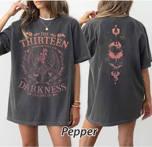 2 Slides, The Thirteen Throne Of Glass TShirt, From Now Until The Darkness Claims Us Shirt, Sjm Merch, We Are The Thirteen