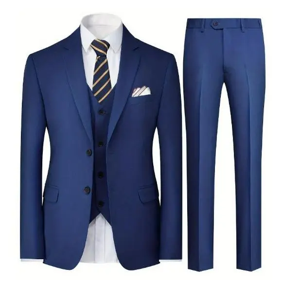 Dark blue double buckle