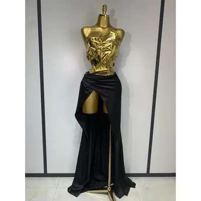 Gold Outfit Ideas Black Women TikTok Shop