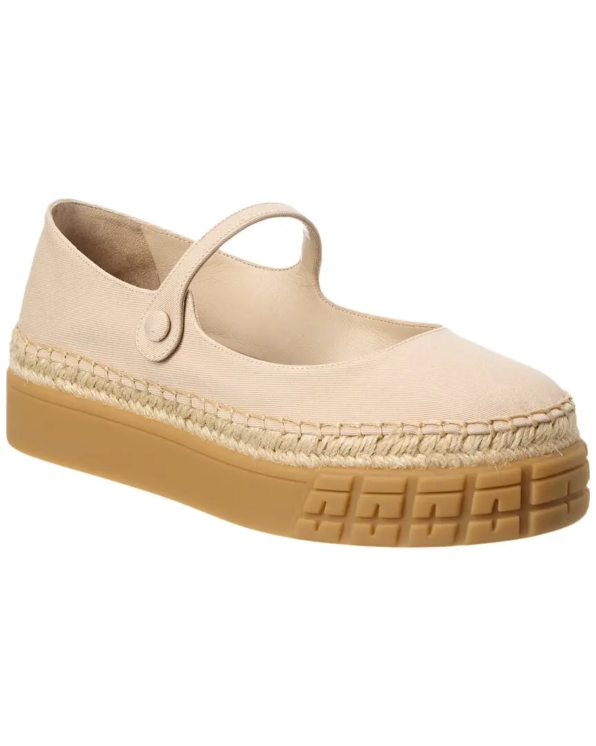 Prada Gabardine Platform Espadrille