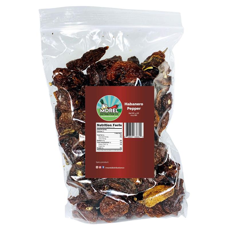 Dried Habanero Pepper (Chile Habanero) 4 oz
