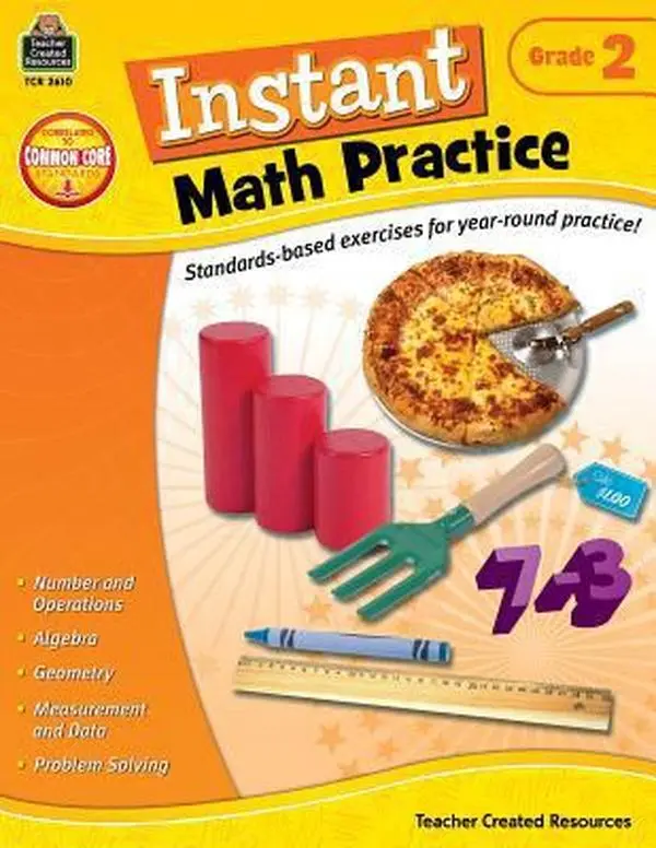 USED-Instant Math Practice Grade 2 by Teacher Created Resources (Paperback)