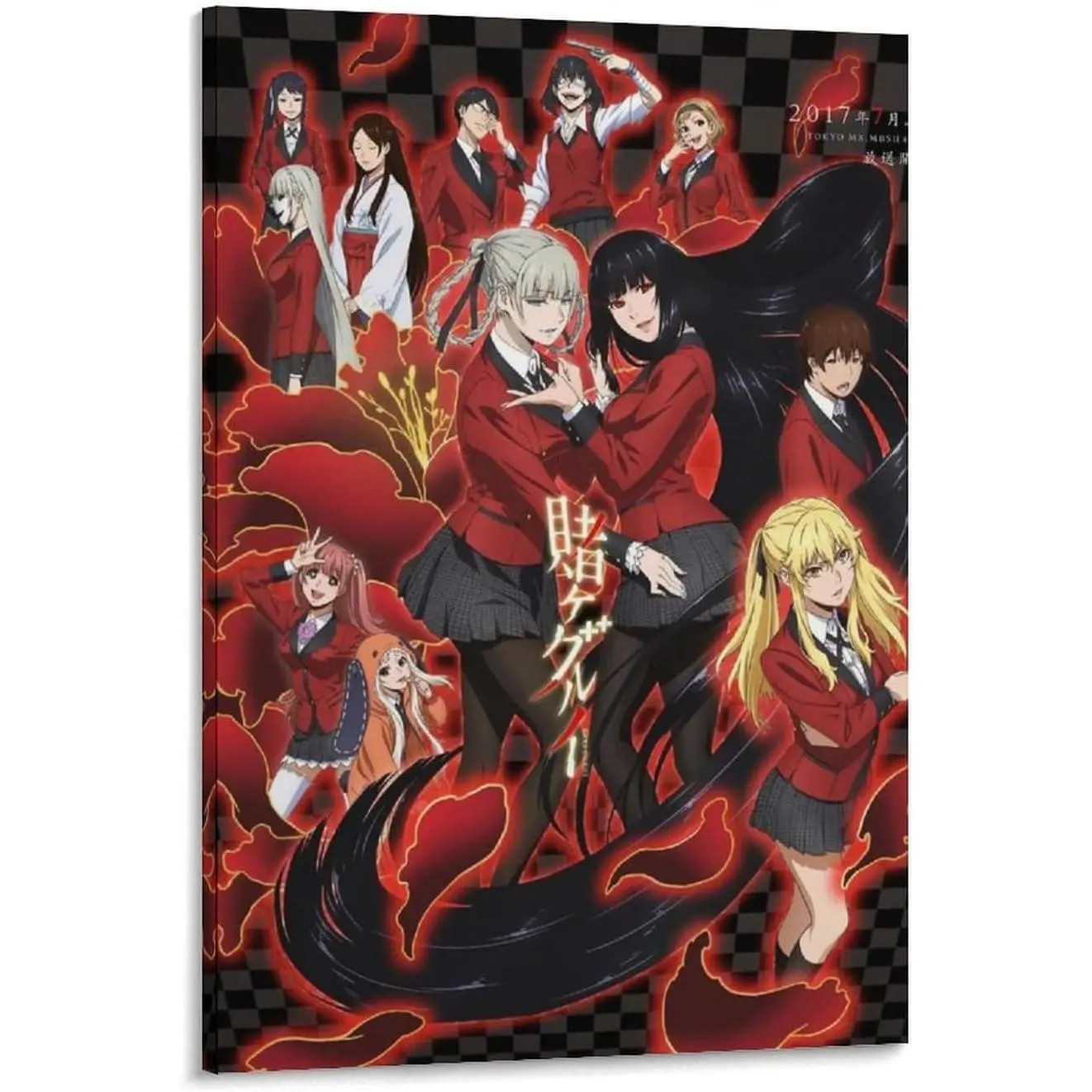 Kakegurui Compulsive Gambler Anime Poster (6) Canvas Wall Art Poster Decorative Bedroom Modern Home Print Picture Artworks Posters