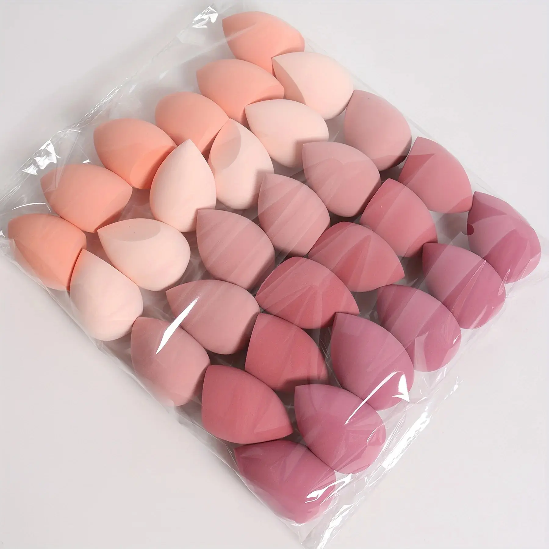 Makeup Sponge Set (7-Piece/18-Piece Options) - Dry-Wet Dual-Use Makeup Blenders for Liquid, BB Cream, and Powder Application