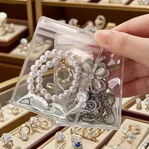 10/30pcs Jewelry Storage Organizer, Transparent Earring Display Case, Anti-Oxidation Self-Sealing Bags, Jade Beads String Holder, Jewelry Storage Unit, Jewelry Storage Box