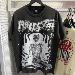 Hell-star Inner Peace Y2K Aesthetic T Shirt, Harajuku Tee, Goth Punk T-Shirt, Alternative Clothing, Y2k Graphic Shirt, Unisex Shirt, Cotton Shirt, Vintage Shirt, Crewneck Shirt, Streetwear, Oversized T-Shirt WEY