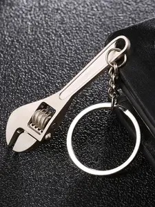 Mini Realistic Practical Tool Keychain, Metal Wrench Pliers Key Holder, Creative Men's Key Accessory, Small Gift Idea