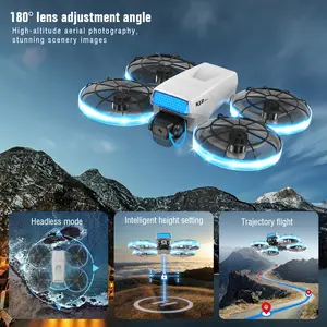 【surprise gift】Mini LED Light Drone for Kids - 4 Rotor RC Quadcopter, Beginner-Friendly, Cool Glowing Lights | Perfect Toy Gift