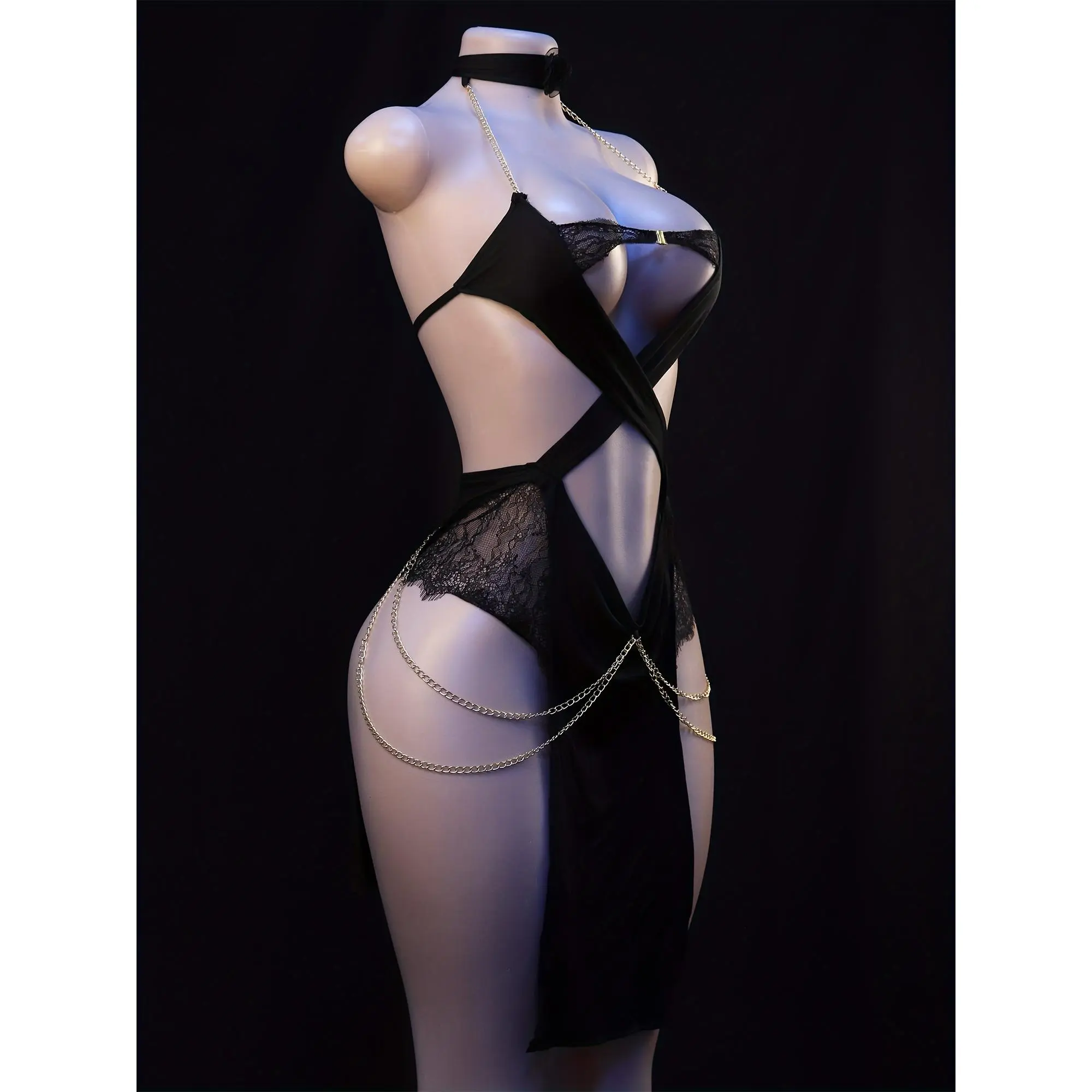 sexy lingerie on mannequin Sexy Two Piece Lingerie Sets main image 1
