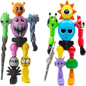 Sprunki Action Figures,Sprunki Toys Sprunkies Game,Office Room Figurine Decor,Gifts for Kids Funs - 2 Pack