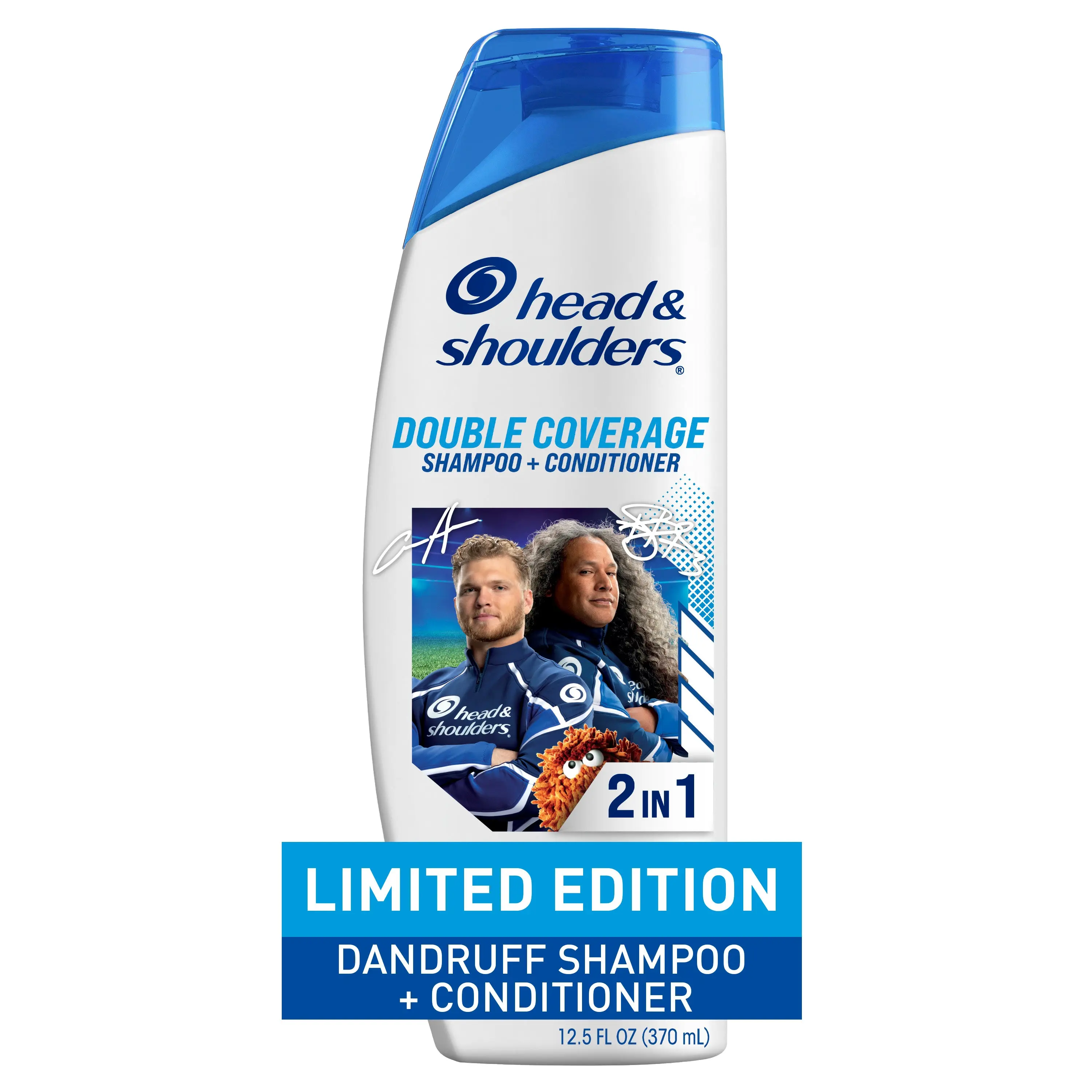 Head & Shoulders Double Coverage 2-in-1 Dandruff Shampoo & Conditioner 12.5oz, Limited Edition