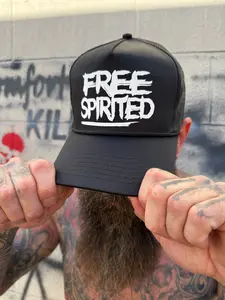 FREE SPIRITED CURVED BILL BLACK HAT