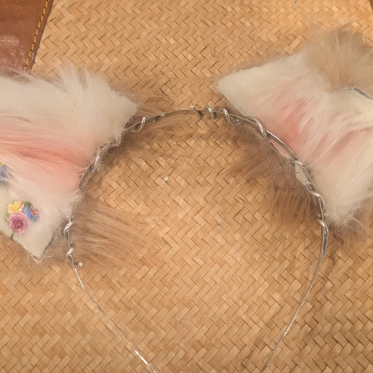 fawn/puppy mix ears, floral forest fairy fawn/puppy mix ears, floral forest fairy