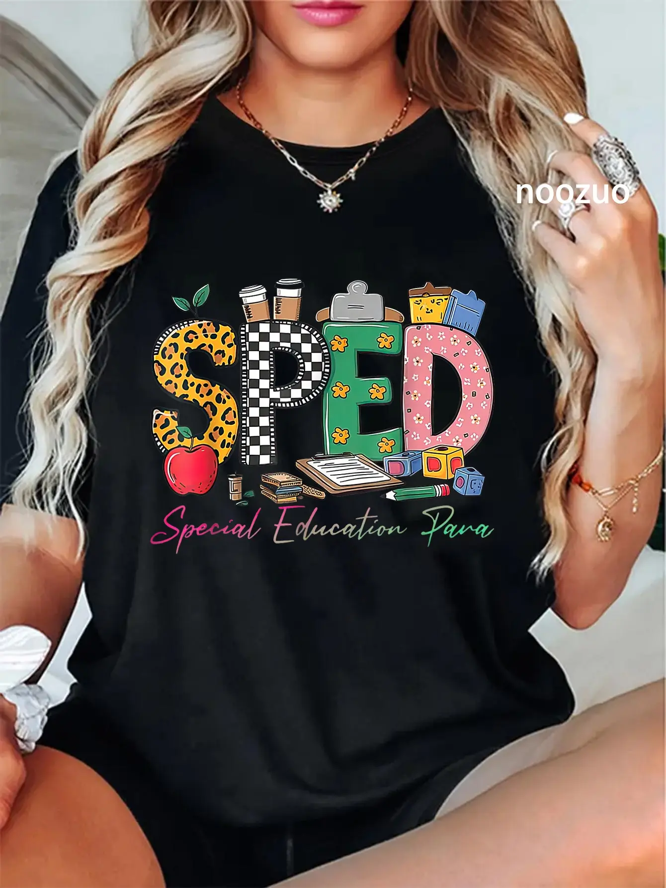 100% Cotton Sped Special Education para Back to School T-Shirt