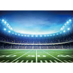 Football Field Backdrop Super Backdrops for Photography  Themed Party Decoration Banner Studio Props 11981 (6x4FT)