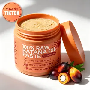 Lebanta 100% Raw Batana Oil Paste from Honduras, 4 fl oz Deep Conditioning Hair Mask - For Hair Growth, Strength & Split End Repair