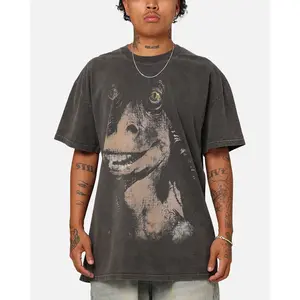 Star Wars Jar Jar Binks Heavyweight T-Shirt Black Wash