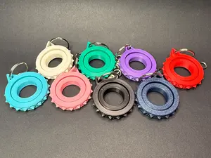 Small Gyro Spinner Keychain | 3D Printed Fidget | Stress Relief | ADHD | Pain Stimming