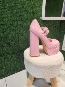 Pink Doll Baby Platform Heels