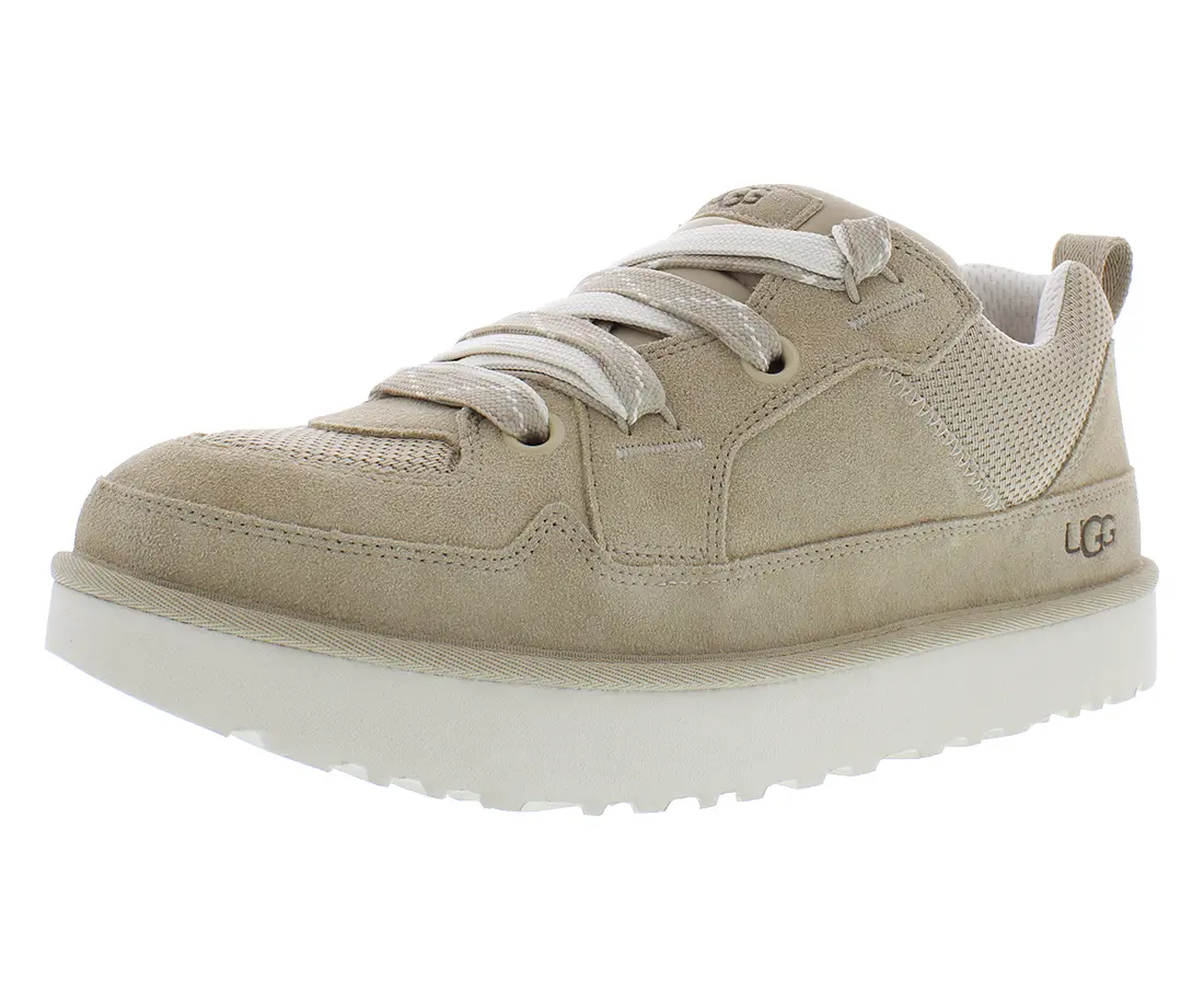 UGG Lo Lowmel Suede Mens Shoes, Color: Mustard Seed