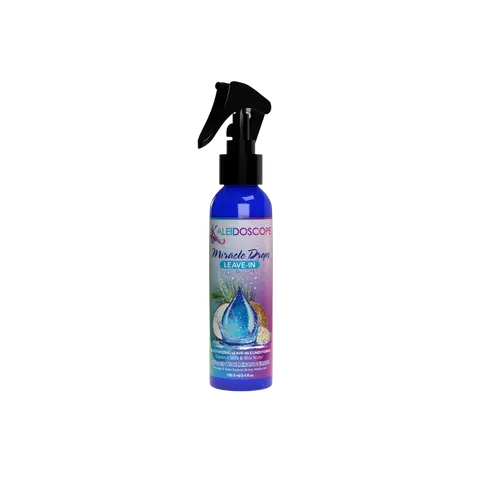 Miracle Drops Mini Leave-In Conditioner - 3.4oz Daily Gentle Haircare Treatment, Lightweight, Detangling, Moisturizing, Strand Protecting, Shine Boosting, All-Texture Fit, Selfcare, Bottled Mixed, Coconut Milk, Purse-Sized Toiletries Hair Product