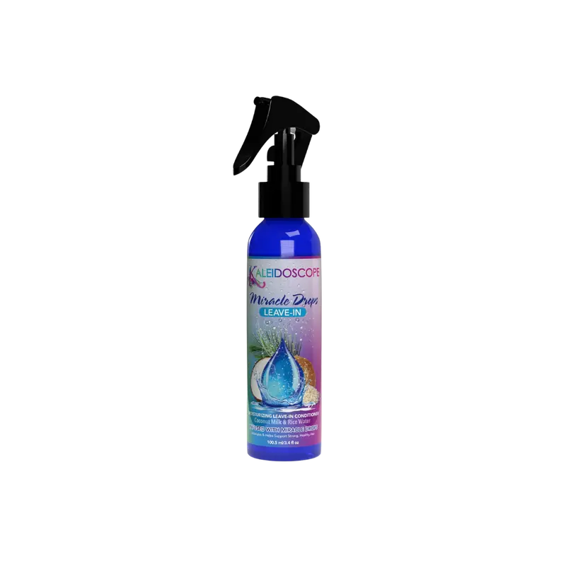 Miracle Drops Mini Leave-In Conditioner - 3.4oz Daily Gentle Haircare Treatment, Lightweight, Detangling, Moisturizing, Strand Protecting, Shine Boosting, All-Texture Fit, Selfcare, Bottled Mixed, Coconut Milk, Purse-Sized Toiletries Hair Product